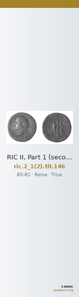 RIC II, Part 1 (second edition) Titus 146 — CANOA