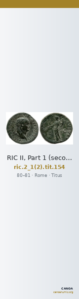 RIC II, Part 1 (second edition) Titus 154 — CANOA