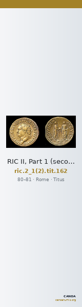 RIC II, Part 1 (second edition) Titus 162 — CANOA