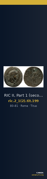 RIC II, Part 1 (second edition) Titus 199 — CANOA