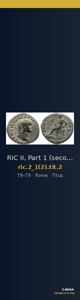 RIC II, Part 1 (second edition) Titus 2 — CANOA