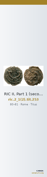 RIC II, Part 1 (second edition) Titus 253 — CANOA