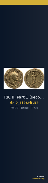 RIC II, Part 1 (second edition) Titus 32 — CANOA