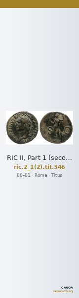 RIC II, Part 1 (second edition) Titus 346 — CANOA