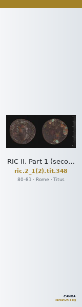 RIC II, Part 1 (second edition) Titus 348 — CANOA