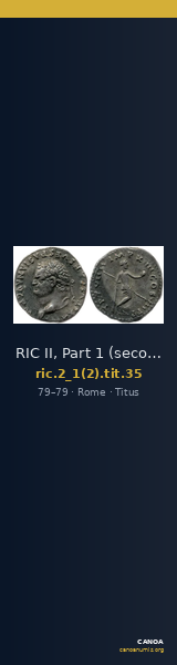 RIC II, Part 1 (second edition) Titus 35 — CANOA