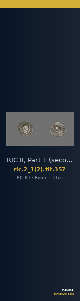 RIC II, Part 1 (second edition) Titus 357 — CANOA