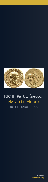 RIC II, Part 1 (second edition) Titus 363 — CANOA
