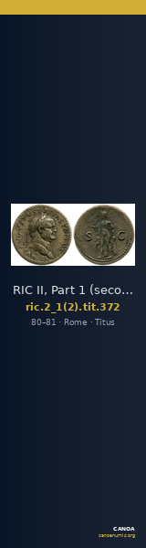 RIC II, Part 1 (second edition) Titus 372 — CANOA