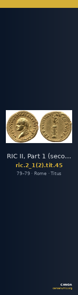 RIC II, Part 1 (second edition) Titus 45 — CANOA
