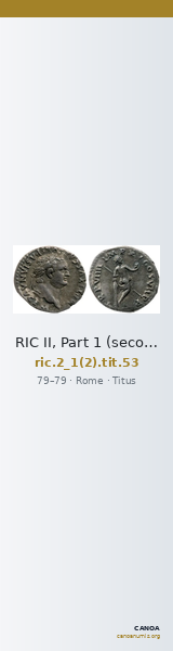 RIC II, Part 1 (second edition) Titus 53 — CANOA
