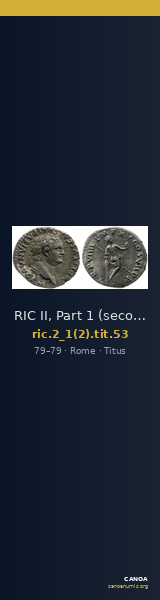 RIC II, Part 1 (second edition) Titus 53 — CANOA