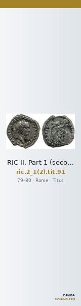RIC II, Part 1 (second edition) Titus 91 — CANOA
