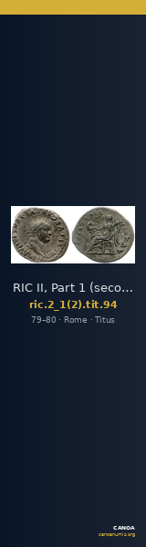 RIC II, Part 1 (second edition) Titus 94 — CANOA