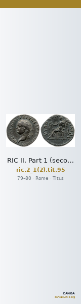 RIC II, Part 1 (second edition) Titus 95 — CANOA