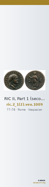 RIC II, Part 1 (second edition) Vespasian 1009 — CANOA