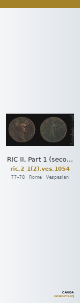 RIC II, Part 1 (second edition) Vespasian 1054 — CANOA
