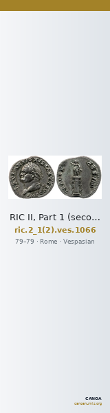 RIC II, Part 1 (second edition) Vespasian 1066 — CANOA