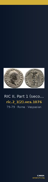 RIC II, Part 1 (second edition) Vespasian 1076 — CANOA