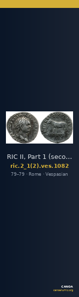 RIC II, Part 1 (second edition) Vespasian 1082 — CANOA