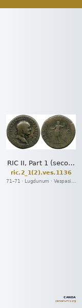 RIC II, Part 1 (second edition) Vespasian 1136 — CANOA