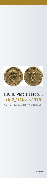 RIC II, Part 1 (second edition) Vespasian 1179 — CANOA