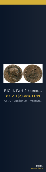 RIC II, Part 1 (second edition) Vespasian 1199 — CANOA