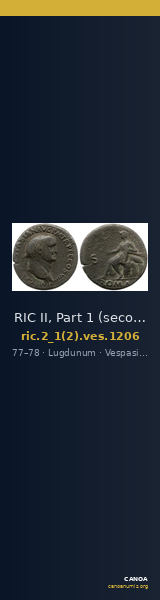 RIC II, Part 1 (second edition) Vespasian 1206 — CANOA