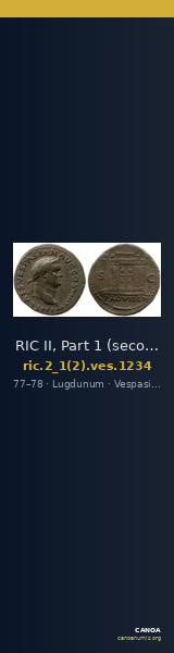 RIC II, Part 1 (second edition) Vespasian 1234 — CANOA