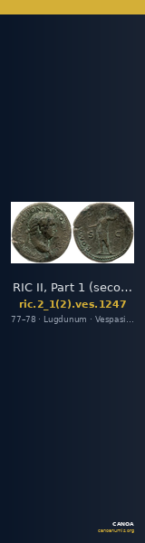 RIC II, Part 1 (second edition) Vespasian 1247 — CANOA