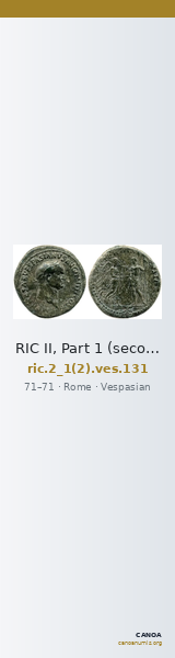 RIC II, Part 1 (second edition) Vespasian 131 — CANOA