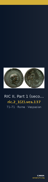 RIC II, Part 1 (second edition) Vespasian 137 — CANOA