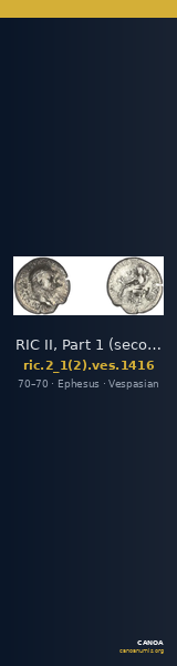 RIC II, Part 1 (second edition) Vespasian 1416 — CANOA