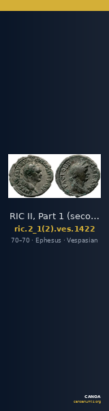 RIC II, Part 1 (second edition) Vespasian 1422 — CANOA