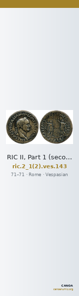 RIC II, Part 1 (second edition) Vespasian 143 — CANOA