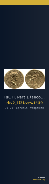 RIC II, Part 1 (second edition) Vespasian 1439 — CANOA