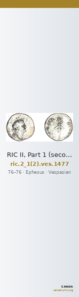 RIC II, Part 1 (second edition) Vespasian 1477 — CANOA