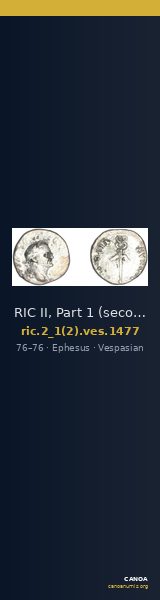 RIC II, Part 1 (second edition) Vespasian 1477 — CANOA