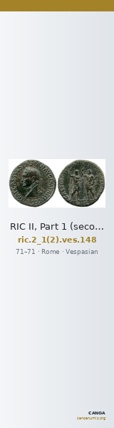 RIC II, Part 1 (second edition) Vespasian 148 — CANOA