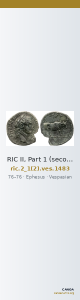 RIC II, Part 1 (second edition) Vespasian 1483 — CANOA