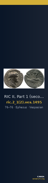RIC II, Part 1 (second edition) Vespasian 1495 — CANOA
