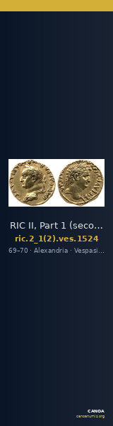 RIC II, Part 1 (second edition) Vespasian 1524 — CANOA