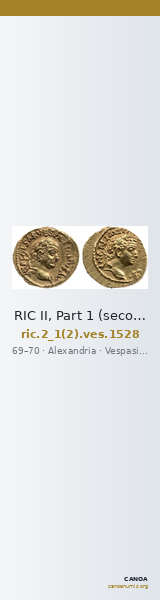 RIC II, Part 1 (second edition) Vespasian 1528 — CANOA