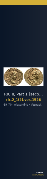 RIC II, Part 1 (second edition) Vespasian 1528 — CANOA