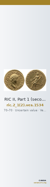RIC II, Part 1 (second edition) Vespasian 1534 — CANOA