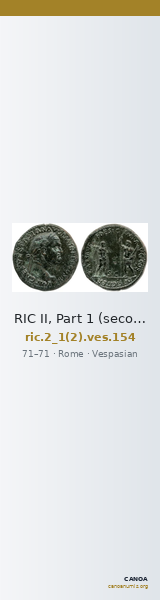 RIC II, Part 1 (second edition) Vespasian 154 — CANOA