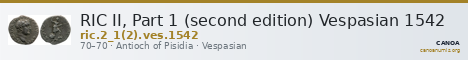 RIC II, Part 1 (second edition) Vespasian 1542 — CANOA