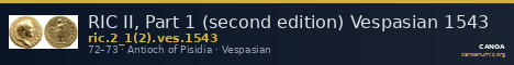 RIC II, Part 1 (second edition) Vespasian 1543 — CANOA