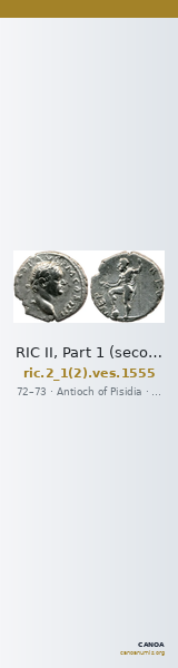 RIC II, Part 1 (second edition) Vespasian 1555 — CANOA
