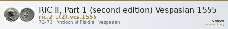 RIC II, Part 1 (second edition) Vespasian 1555 — CANOA